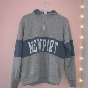 Isabella Newport Quarter Zip Sweatshirt